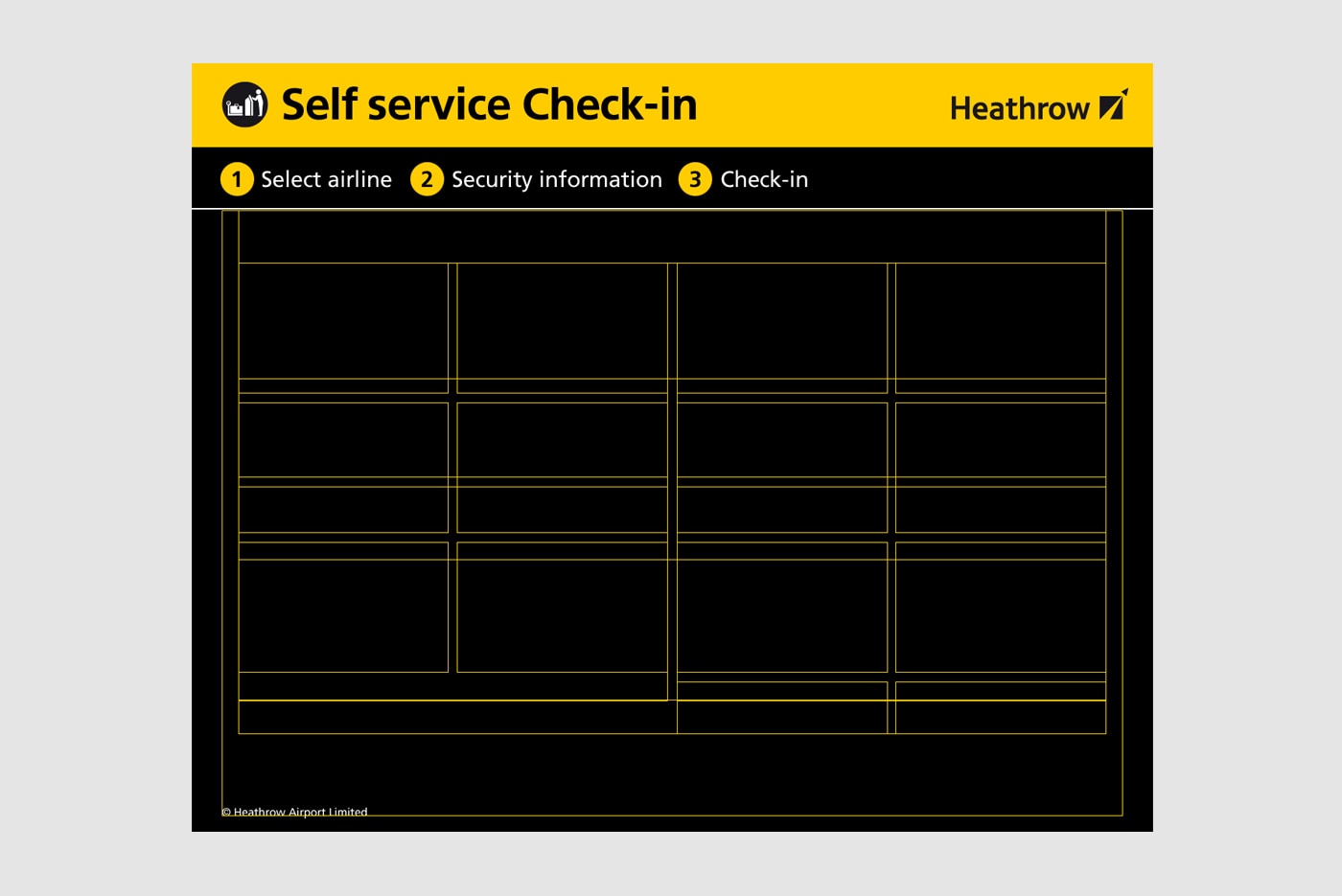 Heathrow’s self service check-in